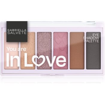 Gabriella Salvete Eyeshadow 6 Shades Palette paleta farduri de ochi - imagine 2